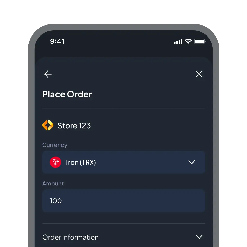 Cryptonix Flexible order settings image